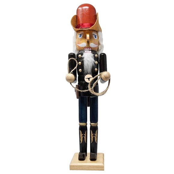 Cowboy Rancher Lasso 16" Christmas Nutcracker - Picture 1 of 5